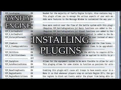 RPG Maker MV - Installing Plugins