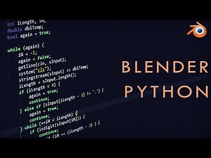 Blender 2.8 PYTHON for Beginners (Automate)