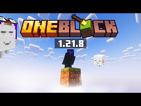 How To Download & Play OneBlock Skyblock 1.21.8 for Minecraft - Get & Install Map (NO MODS)