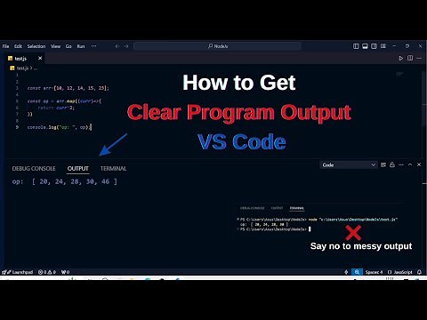 How to get Clear Output in vs code 😮 | #vscode #programming #tech