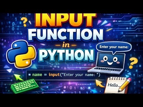 Python Input Function Explained | Python for Beginners