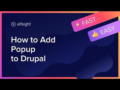 How to Add Popup Module to Drupal