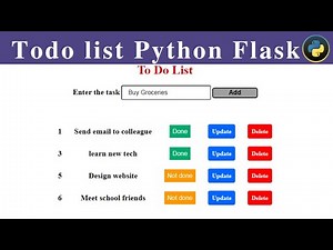 How to make a Todo App with Python Flask