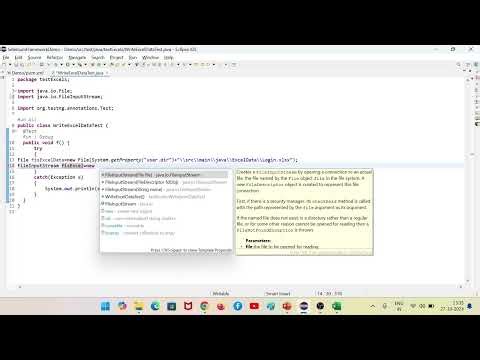 How to Write Data in Excel File in Selenium Java using Apache POI