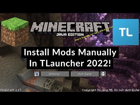 How To Manually Install Mods In TLauncher (Using Jar File And Any Mod)