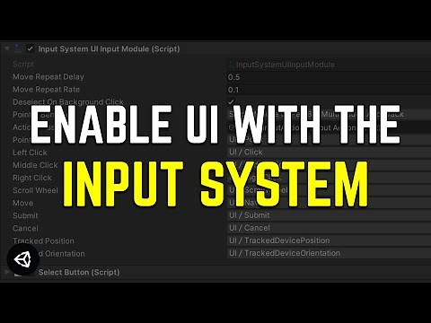 How to Enable UI with the New Input System