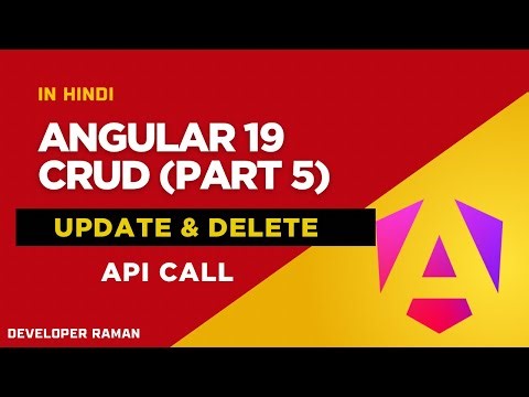 Angular 19 CRUD (Part 5) | Update & Delete Data using JSON Server API
