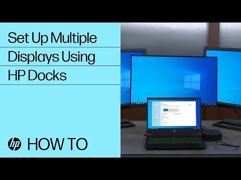 Setting Up Multiple Displays Using HP Docks | HP Docks | HP Support
