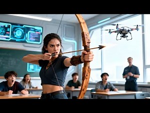 The Class Was Told to Build a Weapon —She Made a Bow and Shot the Instructor’s Drone. HFY SCIFI BEST