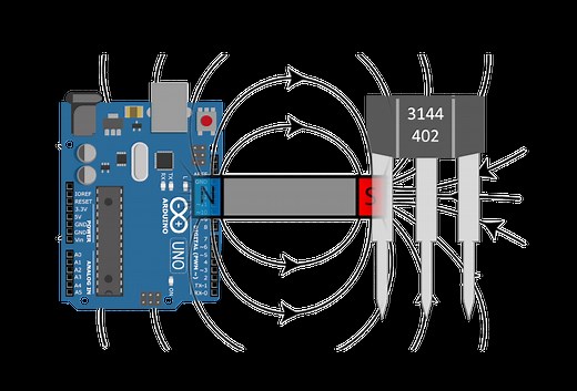 Arduino Tachometer - Using a Hall Effect Sensor (A3144) to Measure Rotations from a Fan — Maker Portal