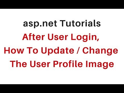 Upload to update User Login Image Profile with Masterpage asp.net c#
