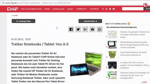 Hardware-Treiber richtig aktualisieren