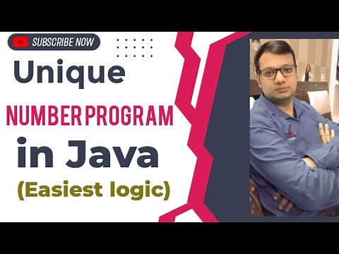 Unique Number program in Java | ICSE and ISC