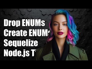 How to Properly Drop and Create ENUM Types with Sequelize in Node.js