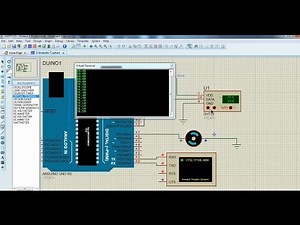 Arduino controlled Automated Humidity controller in Proteus! DHT 22 and Fan(motor) - tutorial # 24