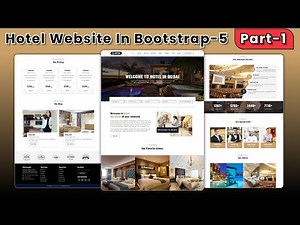 Responsive Hotel Website Using Bootstrap 5 | Complete Responsive Hotel Website Using Bootstrap 5