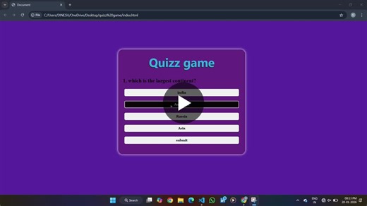 #webdevelopment #frontenddeveloper #javascript #html #css #projects #learningbydoing #studentdeveloper | Dinesh Kumar.s