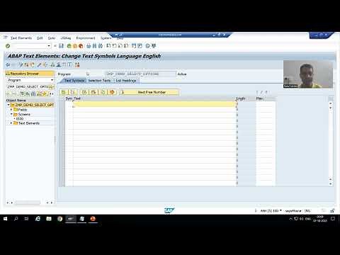 34 - Module Pool Programming - Creation of Select-Options