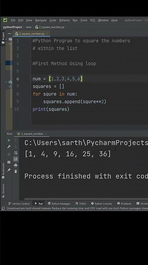 Python | Square number using List Comprehension and Lambda Function