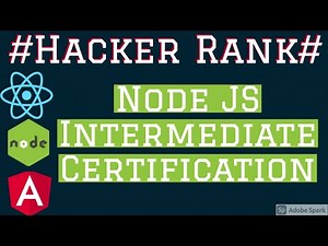 Hacker Rank Certification Node JS Intermediate