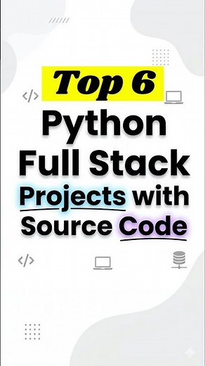 6 Python Full Stack Projects with Source Code | Resume Projects for CSE Students #shorts