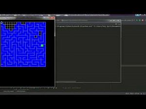 Python maze generator with path solution