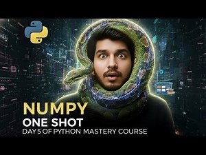 NumPy in One Shot ⚡ | The Ultimate Guide to Arrays & Vectorized Data | Day 5