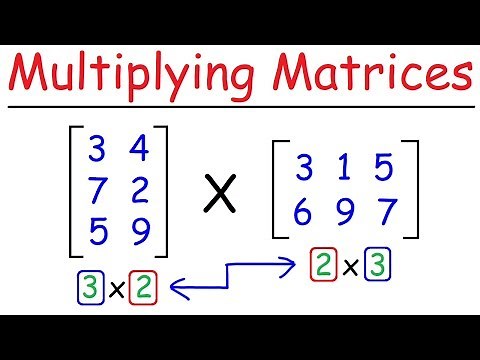 How To Multiply Matrices - Quick & Easy!