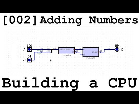 [002] Humble Beginning Adding Numbers - Building a CPU From Scratch