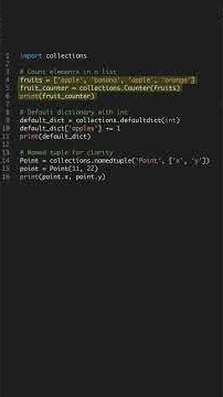 Python's Hidden Gems in 60s - Boost Efficiency #shorts
