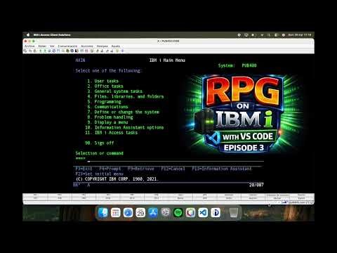 Learn RPG on IBM i with VSCode. Our first RPG program.