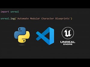 Unreal Engine Editor Scripting with Python part 11 Automate Modular Character Blueprints