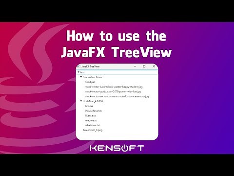 How to use the TreeView in JavaFX | 100% Perfect for Beginners