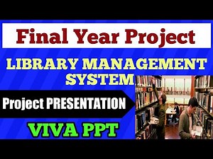 Library management system |Final Year Project presentation|Library management system project in java