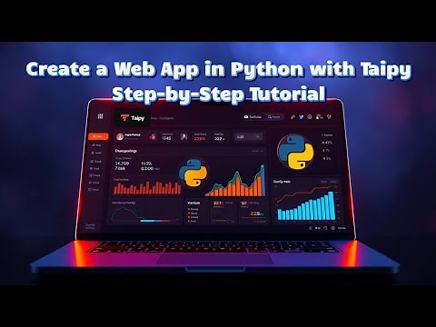 🚀 Create a Web App in Python with Taipy | Step-by-Step Tutorial 🐍