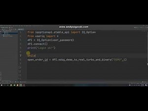Basic API IQOPTION [PYTHON] EP.59 iqoption demo to real