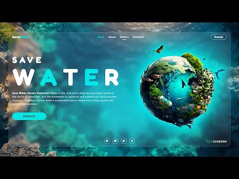 Building an Animated Website with HTML & CSS – Step-by-Step Process #webdesign #webdevtutorial