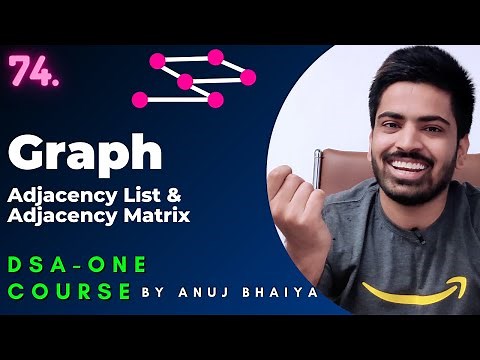 Graph Data Structure | Adjacency Matrix and Adjacency List Graph | Graph DSA Java C++ | DSAOne #74