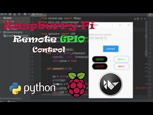 Raspberry pi Remote GPIO control with Graphical Interface using Python