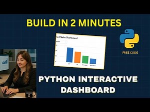 Create an Interactive Python Dashboard FAST with Dash & Plotly