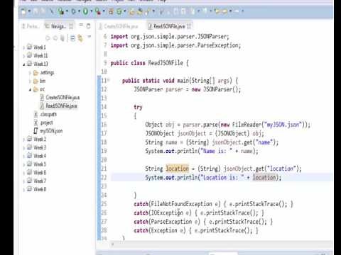 Java - read a JSON file