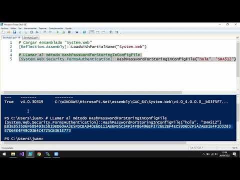 Generar hash en PowerShell