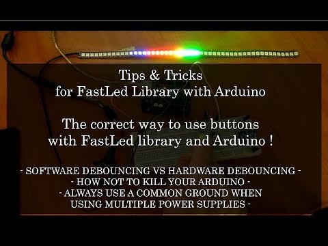 The correct way to use buttons with FastLed library, Arduino and WS2812 NEOPIXEL
