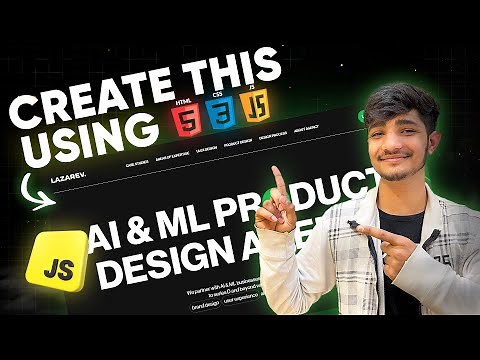 I Created an AMAZING Animated Website Using HTML CSS JS in Just 4 Hour!