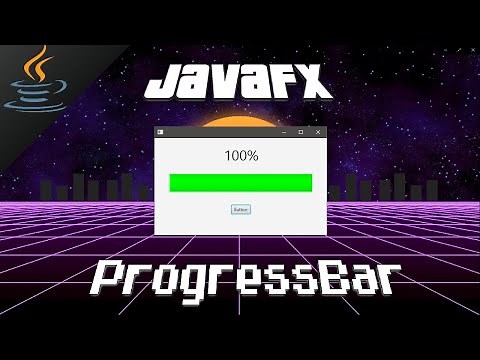 JavaFX ProgressBar 🔋