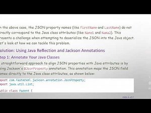 Creating Custom JSON Object Mapping in Java with Reflection