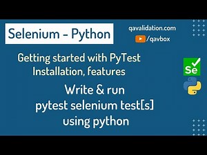 Getting started with pytest to write selenium tests using python