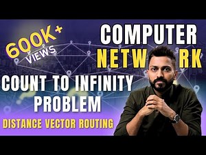 Lec-59: Count to Infinity Problem in Distance Vector Routing