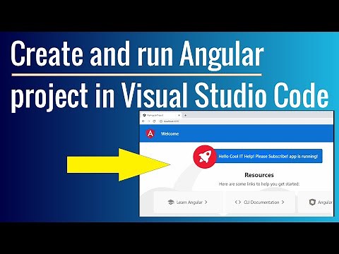 Creating and Running Angular Project in Visual Studio Code | VS Code Tutorial for Beginners