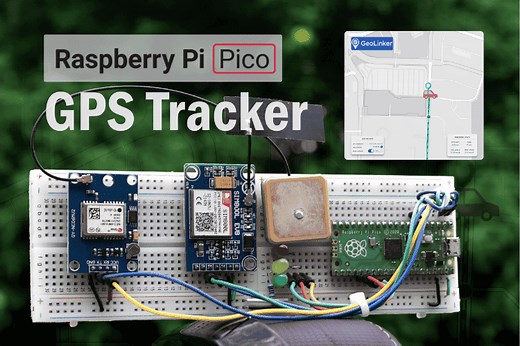 Build a Real-Time GPS Tracker with Raspberry Pi Pico & SIM800L GSM Module